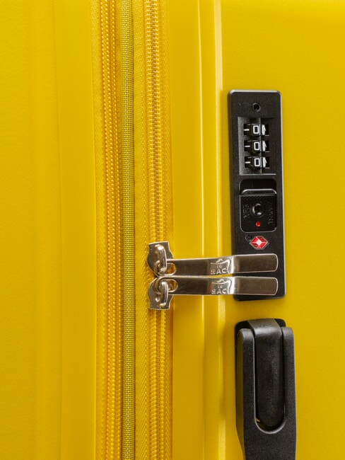 SLIDE Cărucior mediu, extensibil galben deschis - Trolere rigide