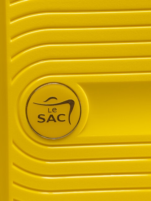 SLIDE Cărucior pentru bagaje de m&acirc;nă galben deschis - Bagaje de m&acirc;nă