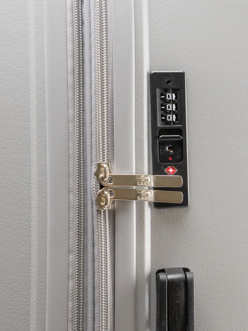 SLIDE Cărucior mare, extensibil gri deschis - Trolere rigide