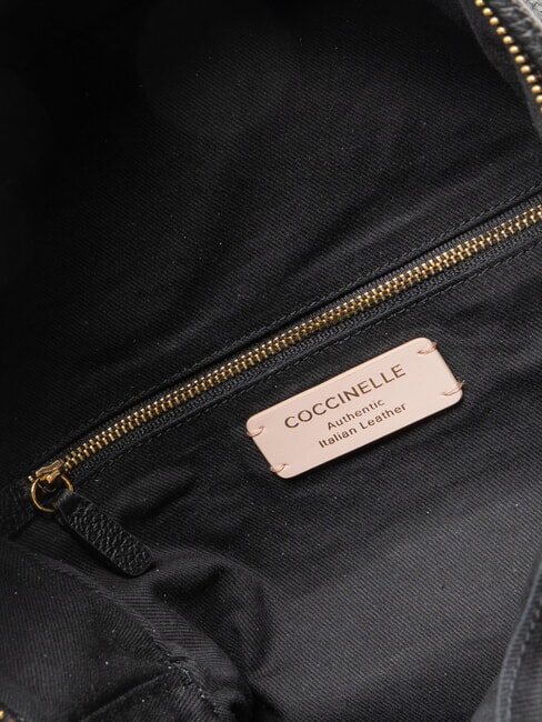 JINNY Rucsac din piele negru - Genți femei