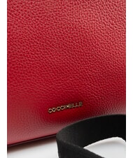 COCCINELLE MARINA Geantă de cumpărături din piele sangrie - Genți femei - 3