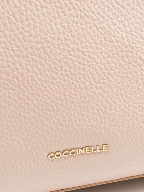 MARINA Geantă de cumpărături din piele rozete - Genți femei