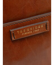 THE BRIDGE CECILIA Geantă tip găleată din piele BROWN - Genți femei - 3