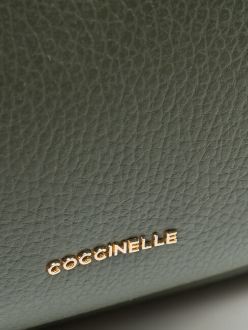 CHARLOTTE Rucsac din piele algele - Genți femei