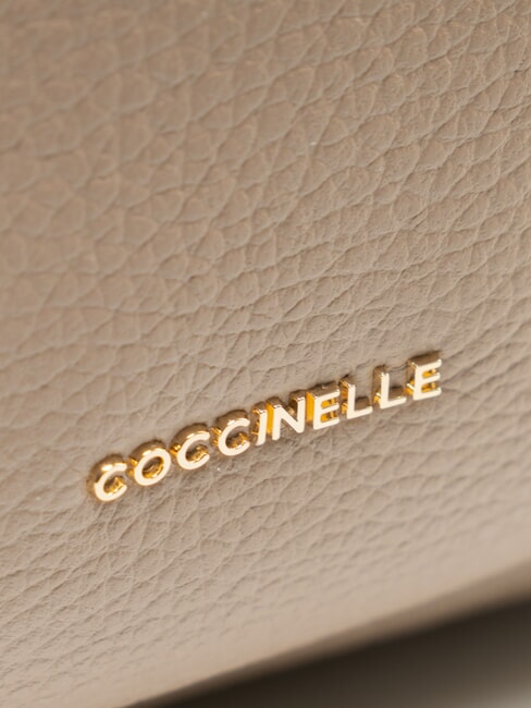 CHARLOTTE Rucsac din piele taupe cald - Genți femei