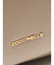 COCCINELLE CHARLOTTE Rucsac din piele taupe cald - Genți femei - 3