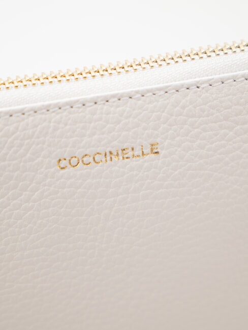 LORINE Geantă de m&acirc;nă din piele alb - Genți femei