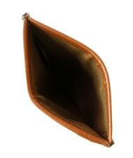 THE BRIDGE BIAGIO Portcard plat din piele cogn / pall - Portofele bărbați - 3