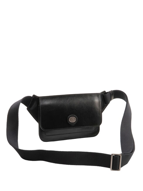 STORY Borsetă din piele negru - Genți femei