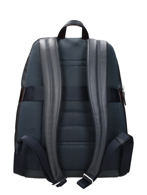 X1 Rucsac pentru laptop din piele de 15,6". albastru / maron - Rucsacuri pentru laptop