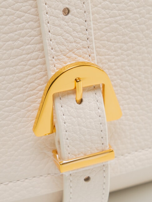 MAGALU Geantă de m&acirc;nă, cu curea de umăr alb - Genți femei