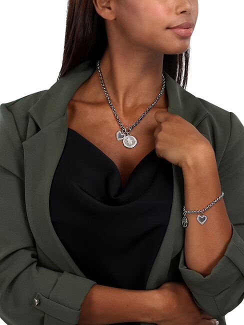 LOVE SPECIAL Set brățară și colier STEEL - Brățări