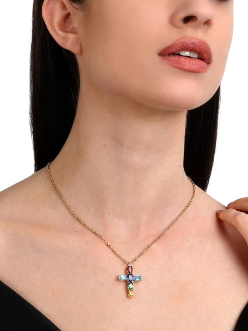 COLORI Colier galben - Lănțișoare