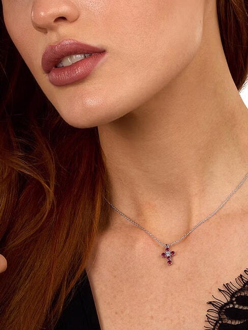 TESORI Colier roşu - Lănțișoare