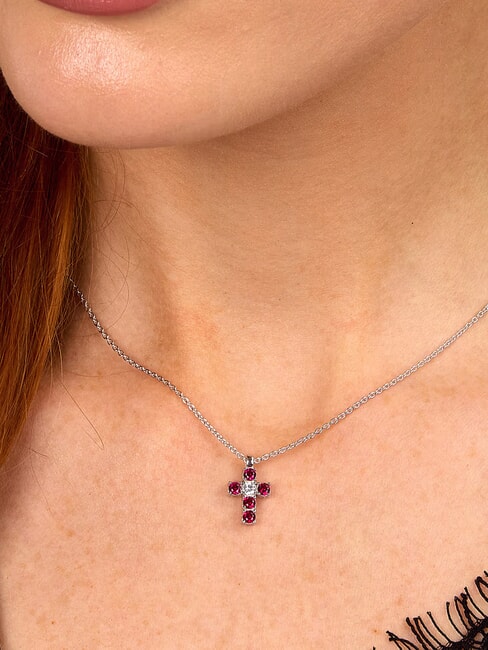 TESORI Colier roşu - Lănțișoare