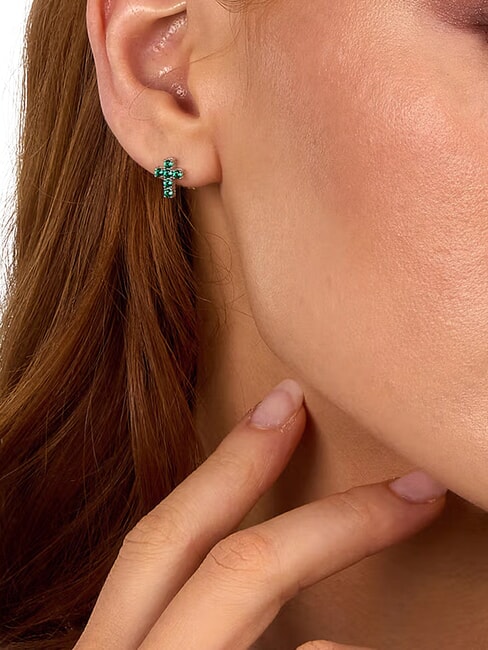 TESORI Cercei verde - Cercei