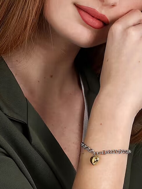 TALISMANI Brăţară oțel / aur - Brățări