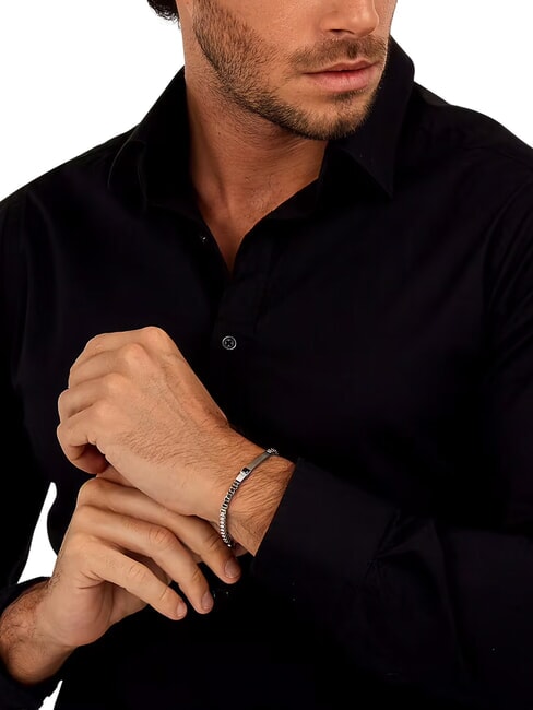 MOTOTOWN Brățară din oțel negru - Brățări pentru bărbați