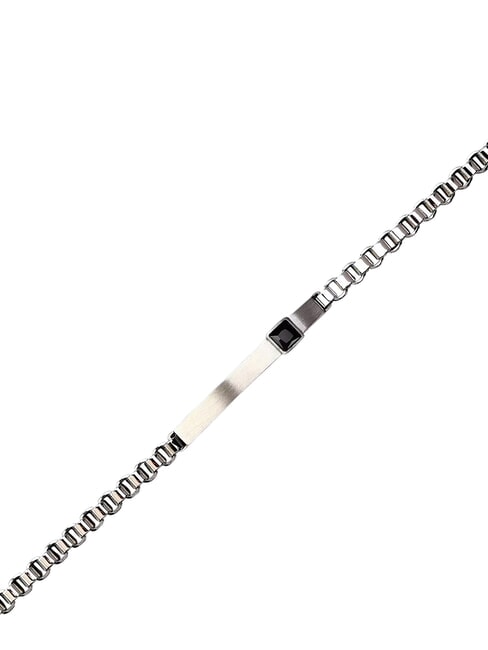 MOTOTOWN Brățară din oțel negru - Brățări pentru bărbați