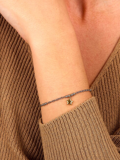 TALISMANI Brăţară oțel / aur - Brățări