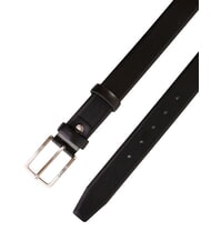 GAUD&Igrave; BRIDGE Curea din piele curbată BLACK - Curele - 2