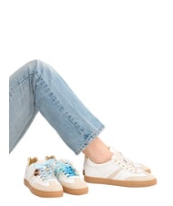 SERAFINI COURT Adidași aur alb cu lapte - Pantofi femei - 2