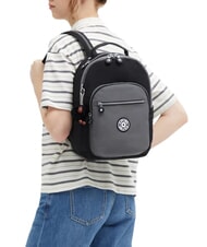 KIPLING SEOUL SMALL Rucsac mic negru - Rucsacuri pentru școală și timp liber - 4