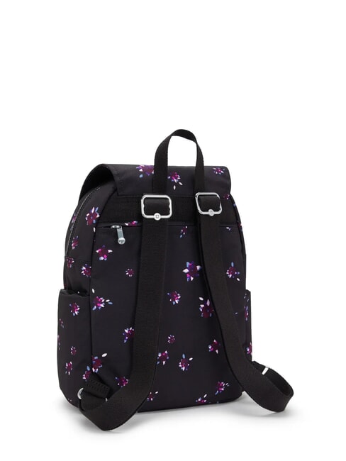 CITY ZIP S Rucsac cu buzunare multiple floare de noapte - Genți femei