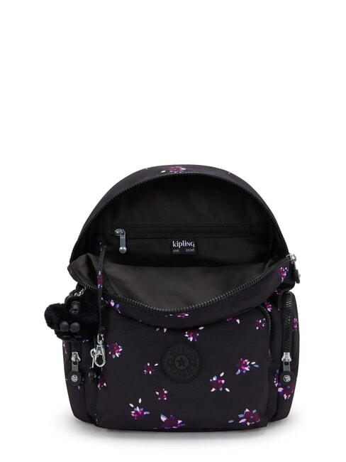 CITY ZIP S Rucsac cu buzunare multiple floare de noapte - Genți femei
