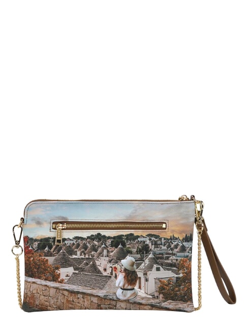 YESBAG Geantă tip clutch plată cu manșetă trulli romantici - Genți femei