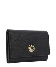 YNOT ROCK Portofel mediu cu suport pentru carduri BLACK - Portofele femei - 3