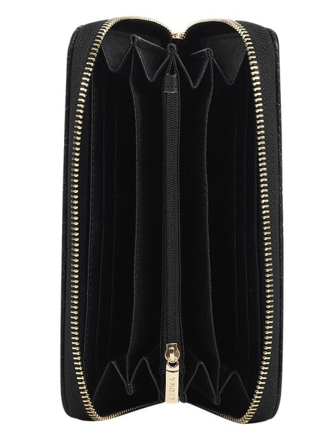 STYLE Portofel mare cu fermoar BLACK - Portofele femei