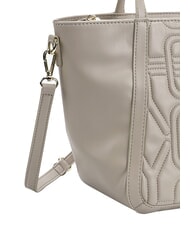 YNOT STYLE Geantă de cumpărături de umăr, cu curea de umăr migdale - Genți femei - 3