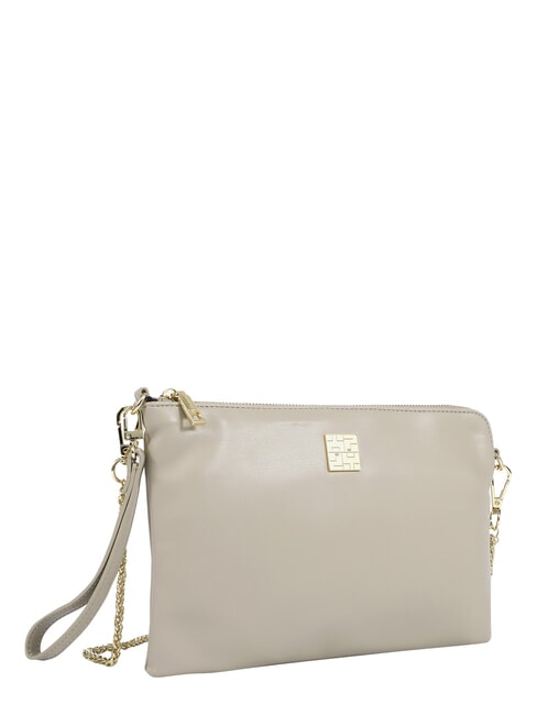 LADY Geantă de m&acirc;nă, cu curea de umăr cu lanț migdale - Genți femei