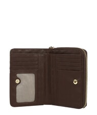 YNOT FASHIONOPOLY Portofel mediu, cu fermoar ciocolată - Portofele femei - 2