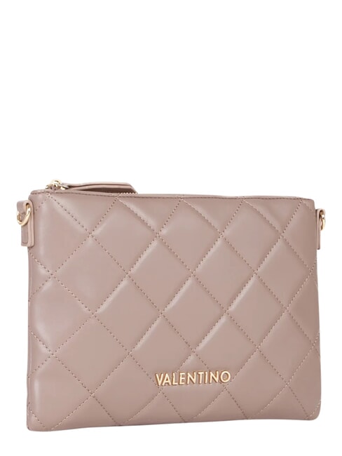 OCARINA Geantă de m&acirc;nă matlasată cu curea de umăr taupe - Genți femei