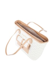 MARIO VALENTINO LIUTO Geanta de cumparaturi cu buzunar ecru/multicolor - Genți femei - 4