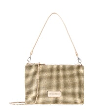 MARIO VALENTINO NABILAH Geantă clutch cu strasuri și curea de umăr aur - Genți femei - 3