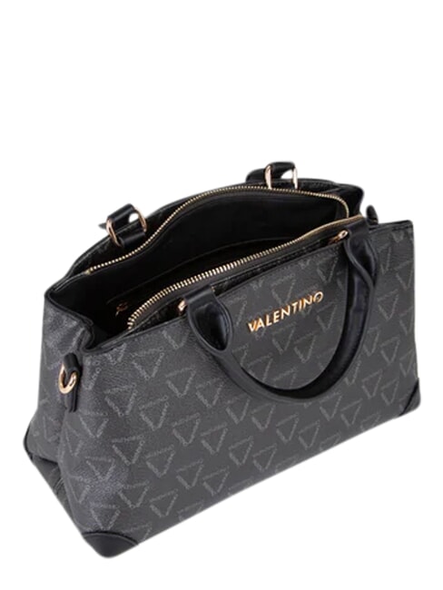 LADY RE Geantă de m&acirc;nă, cu curea de umăr negru/multicolor - Genți femei