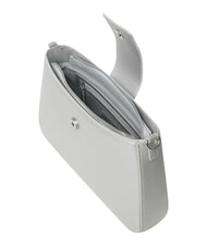 MARIO VALENTINO DIVINA Geanta convertibila matlasata argint - Genți femei - 4