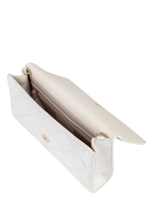 CHARLOTTE Geantă de umăr cu lanț ecru - Genți femei