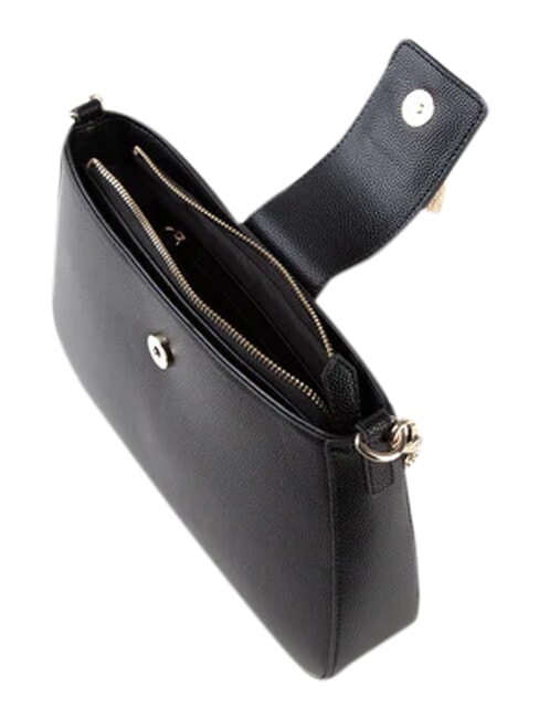 DIVINA Geanta convertibila matlasata negru/auriu - Genți femei