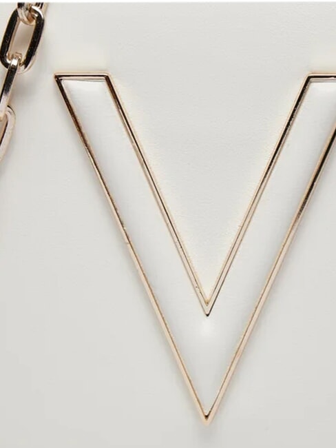 CONEY Geantă de umăr, cu clapă alb - Genți femei