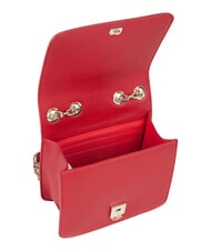 MARIO VALENTINO BRASS Geantă de umăr mini, cu clapă roșu &icirc;nchis - Genți femei - 4