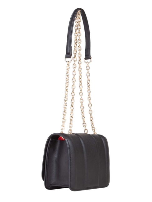 BRASS Geantă de umăr mini, cu clapă negru - Genți femei