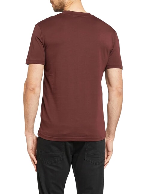 SOULOKU Tricou cu logo &icirc;n relief ciocolată amară - tricou