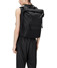 RAINS TRAIL ROLLTOP Rucsac pentru laptop de 13" negru - Rucsacuri pentru școală și timp liber - 4