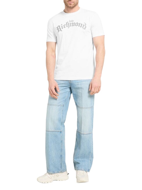 PALGI Tricou cu m&acirc;necă scurtă alb - tricou