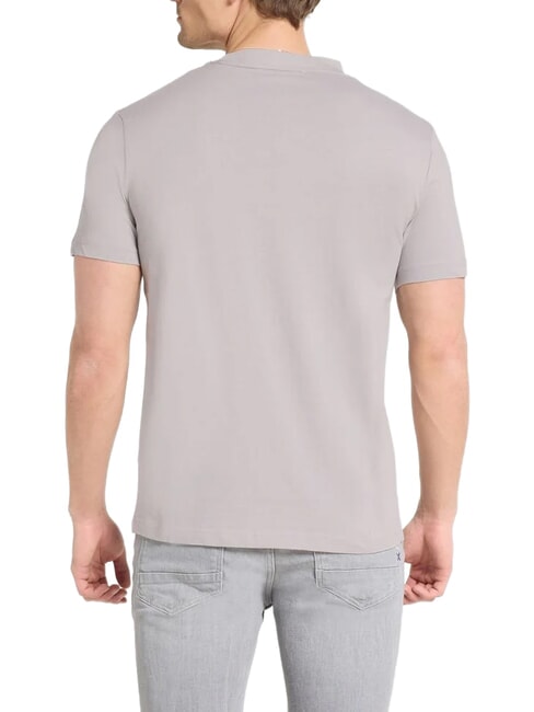 PALGI Tricou cu m&acirc;necă scurtă circular gri - tricou
