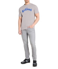 JOHN RICHMOND PALGI Tricou cu m&acirc;necă scurtă circular gri - tricou - 4